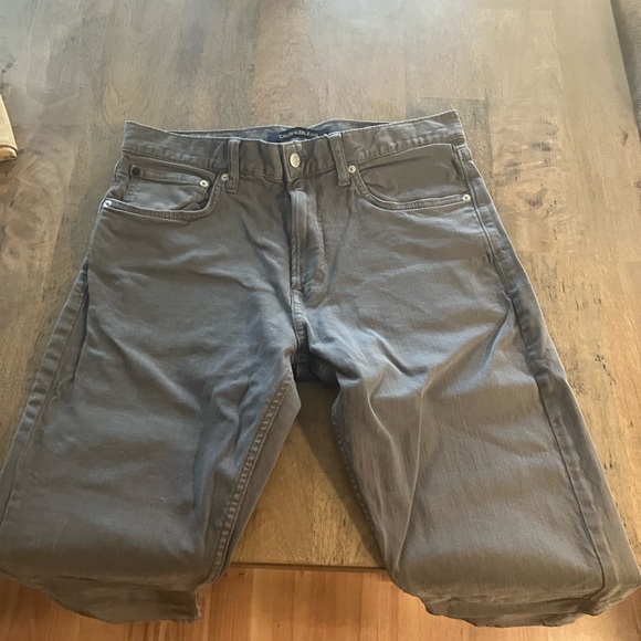 Calvin Klein CKJ035 Straight W32L30 Grey Pants - Picture 4 of 4